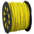 Bsc Preferred 3/8'', 2,450 lb, Yellow Twisted Polypropylene Rope S-12864Y